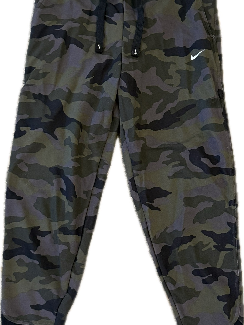 Nike women’s Camo Joggers - Olive Green & Black
